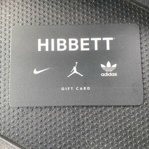 Hibbet gift card with $290 on it